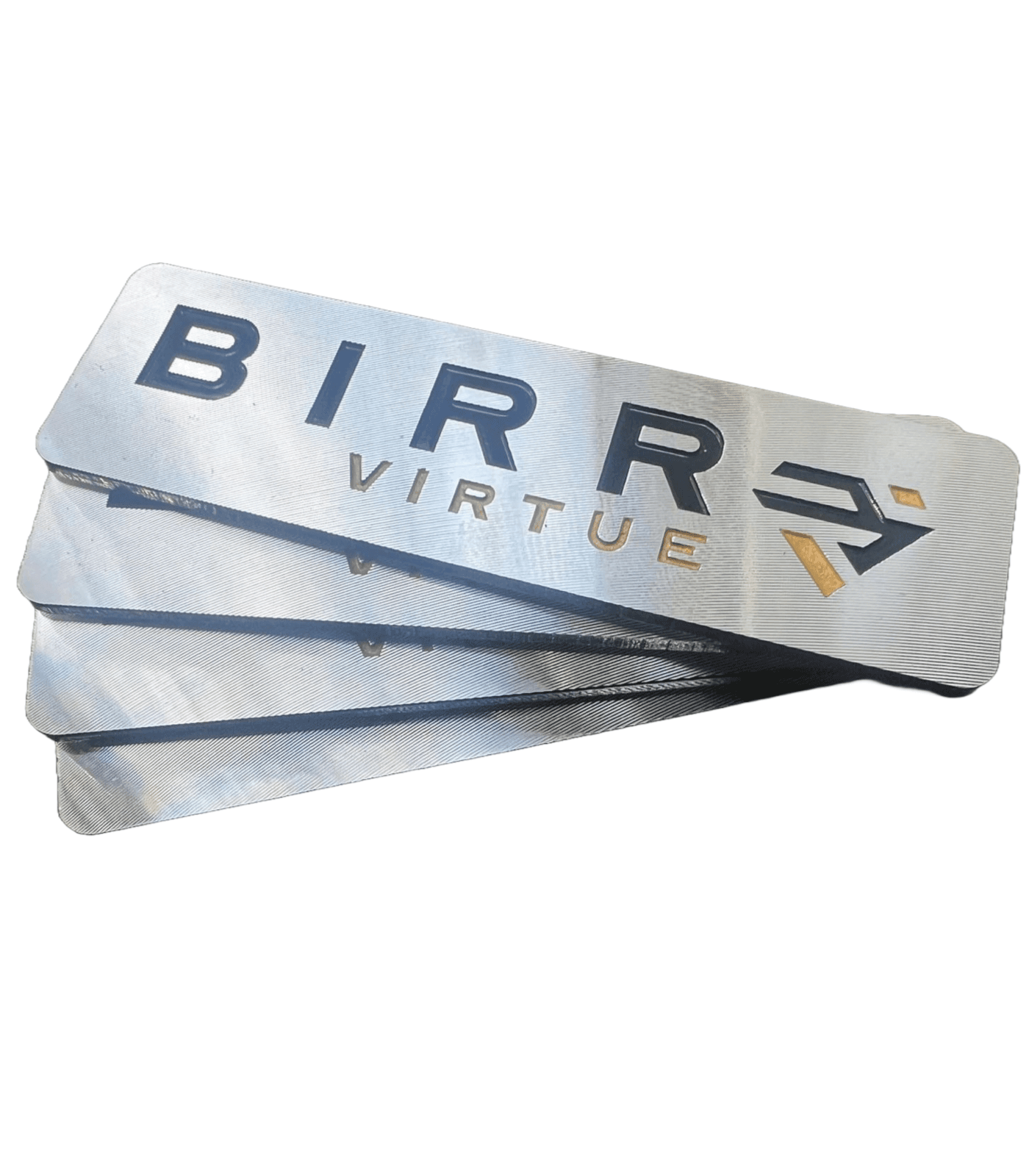 Birr Virtue Car and Appliance Metal Decals